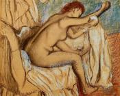 Woman Drying Herself - 埃德加·德加